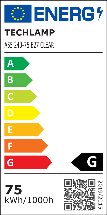 Žárovka čirá 240V 75W E27 TERMOREZISTIVNÍ 100°C