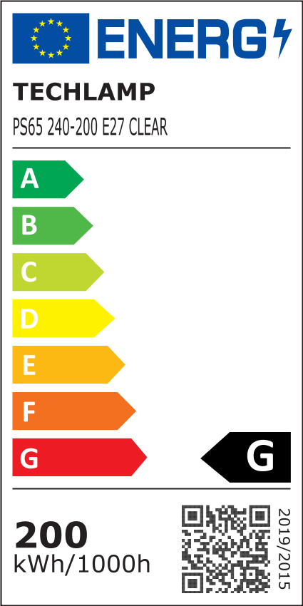 Žárovka čirá 240V 200W E27 TERMOREZISTIVNÍ 100°C