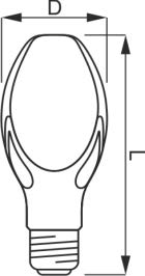 LED ED 90 E27/E40 30W 4000K