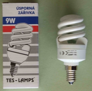 Zářivka kompaktní 230-09 SPIRAL E14 827