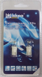 W5W modrá konkávní 2 ks v blistru