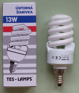 Zářivka kompaktní FBH-13 SPIRAL MINI E14 827