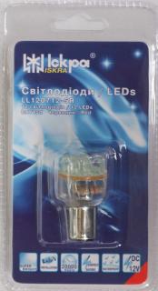 BAY15d 21/5W červená 12LED blistr 