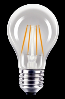 LED žárovka 4 W E27 2700 K 300° čirá