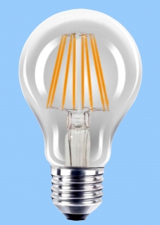 LED žárovka 8 W E27 2700 K 300° čirá