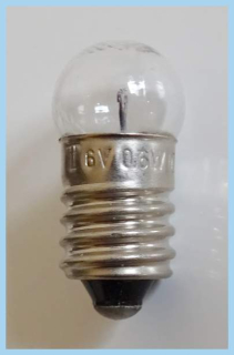 Žárovka pro jízdní kola TESLA - 6 V 0,6 W